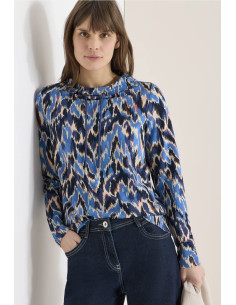 Cecil 324666 Funnel neck AOP