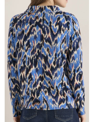 Cecil 324666 Funnel neck AOP