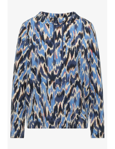 Cecil 324666 Funnel neck AOP