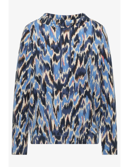 Cecil 324666 Funnel neck AOP