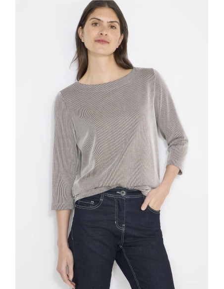 Cecil 324037 Striped 3/4 Topp - i flera färger