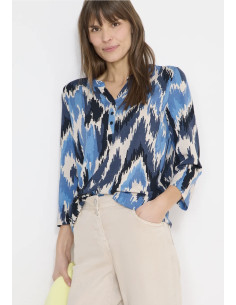 Cecil 324646 AOP Button topp