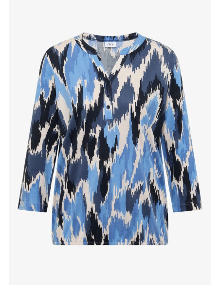 Cecil 324646 AOP Button topp