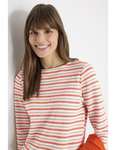 Cecil 324668 Striped 3/4 Knit - i två färger 2