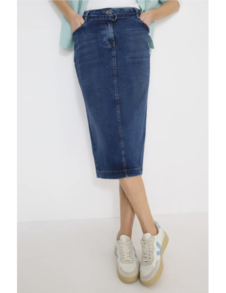 Cecil 361888 Denim skirt maxi