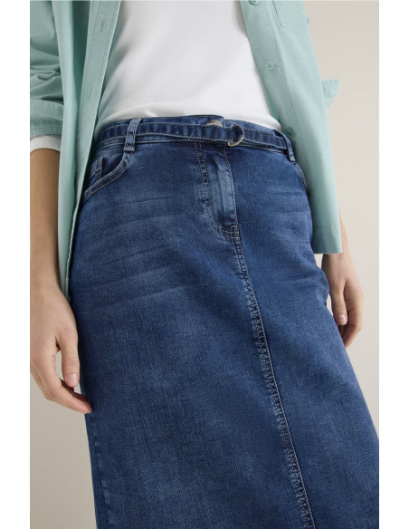 Cecil 361888 Denim skirt maxi