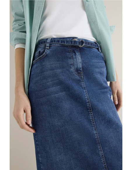 Cecil 361888 Denim skirt maxi