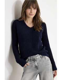 Cecil 303642 Structured sweater - i två färger