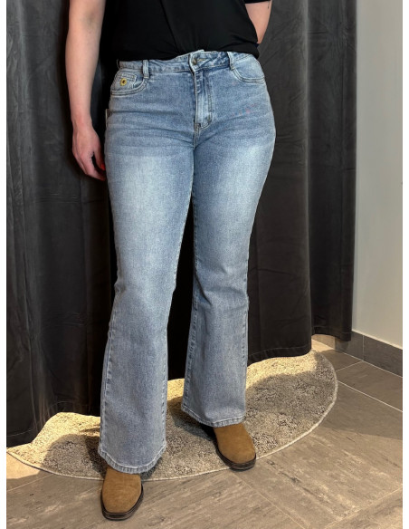 Toxik H2848 Jeans bootcut Sunflower