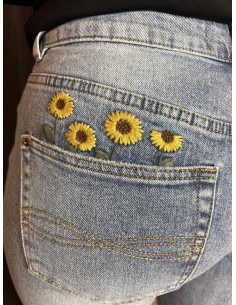 Toxik H2848 Jeans bootcut Sunflower 2