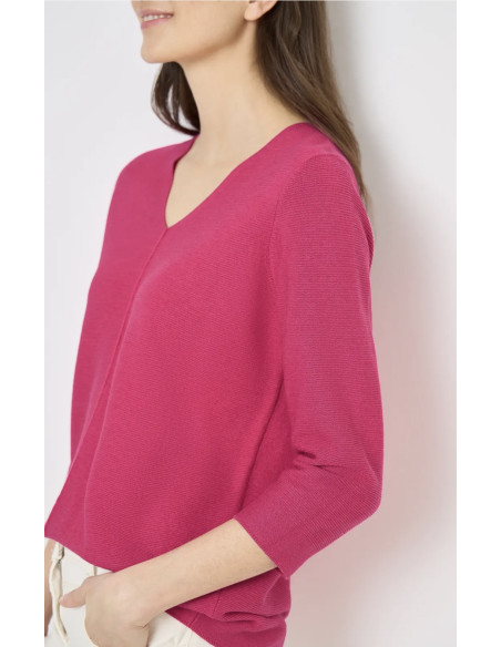 Cecil 303711 Structured v-neck - i flera färger
