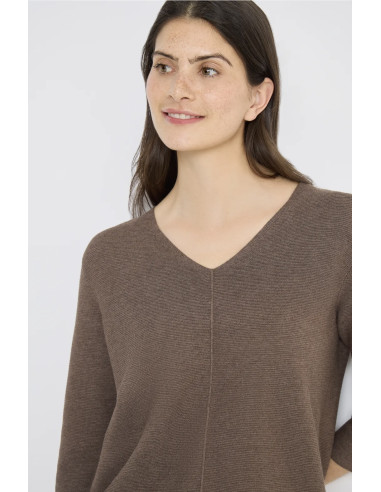 Cecil 303711 Structured v-neck - i flera färger