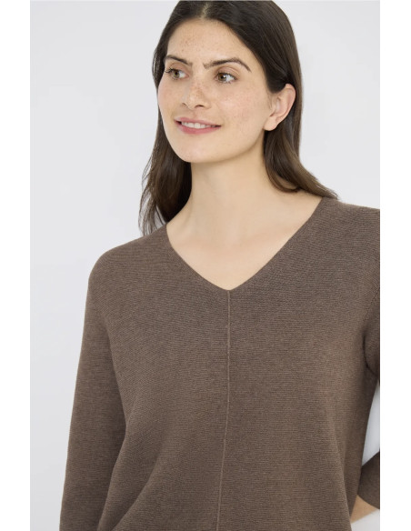 Cecil 303711 Structured v-neck - i flera färger