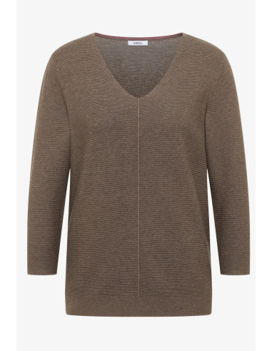 Cecil 303711 Structured v-neck - i flera färger