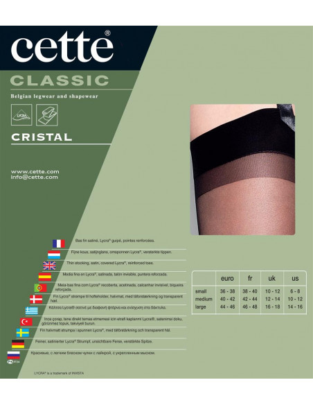 Cette 307-12 Cristal 18 den