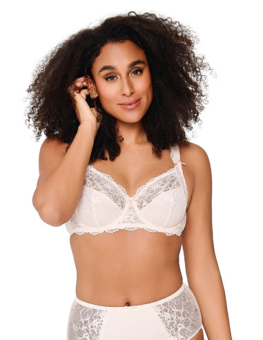 Lingadore 1400-5A Full coverage lace - Apricot multi