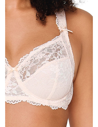 Lingadore 1400-5A Full coverage lace - Apricot multi