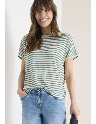 Cecil 324460 Stripe topp - i två färger
