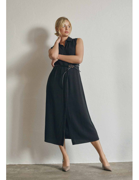 I Say 57950 Pearl belt dress