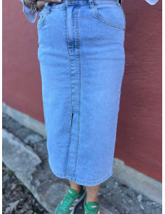 MiAmori SS26 Long denim skirt 2