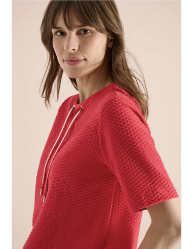 Cecil 325038 Structured Topp S/S - i två färger