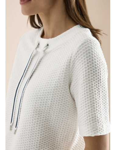 Cecil 325038 Structured Topp S/S - i två färger