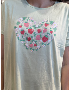 Trofé 66138 Big T-shirt Berry heart 2
