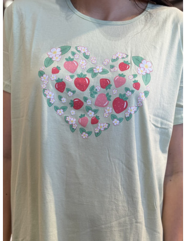 Trofé 66138 Big T-shirt Berry heart