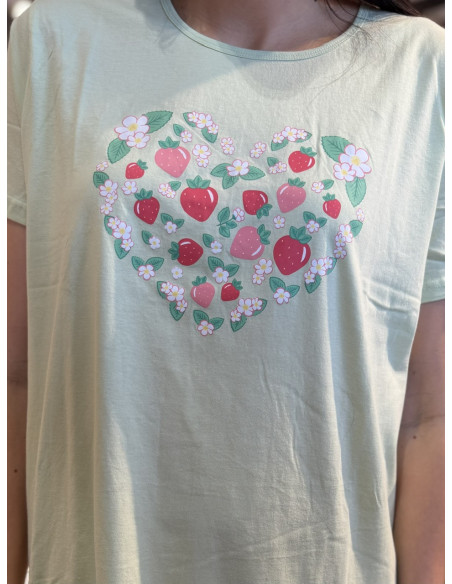 Trofé 66138 Big T-shirt Berry heart
