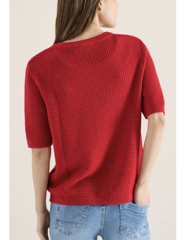 Cecil 303841 Structured roundneck - i flera färger
