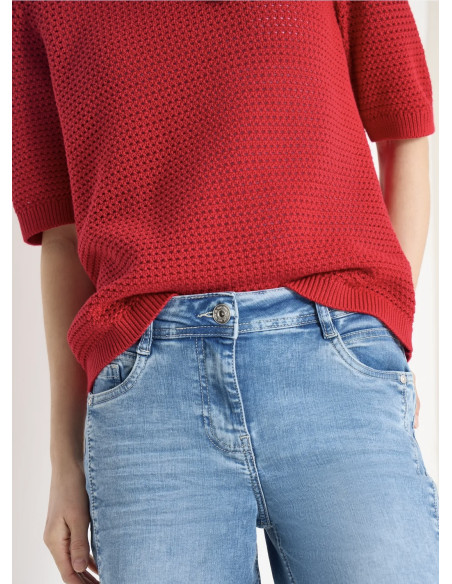 Cecil 303841 Structured roundneck - i flera färger