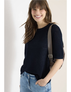 Cecil 303841 Structured roundneck - i flera färger 2