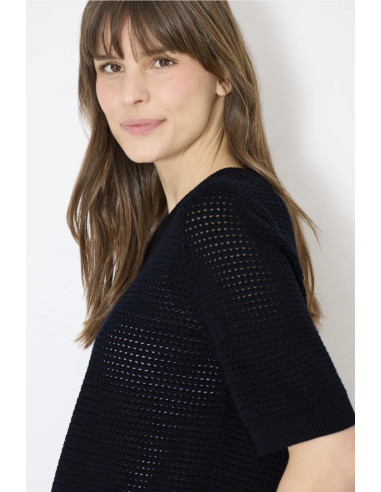 Cecil 303841 Structured roundneck - i flera färger