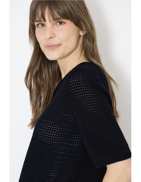 Cecil 303841 Structured roundneck - i flera färger
