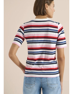 Cecil 325021 Striped topp S/S
