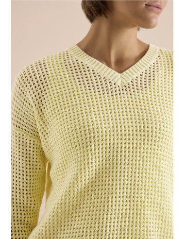 Cecil 303864 Crochet V-neck
