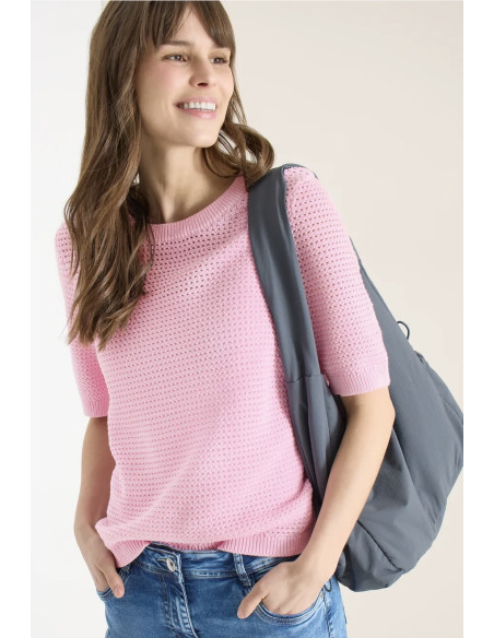Cecil 303841 Structured roundneck - i flera färger