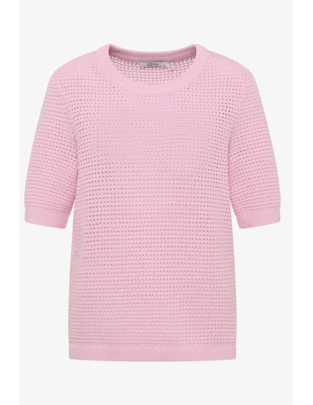 Cecil 303841 Structured roundneck - i flera färger