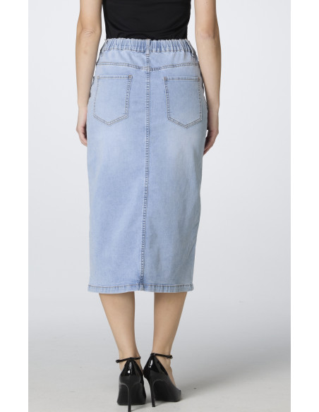 MiAmori SS26 Long denim skirt