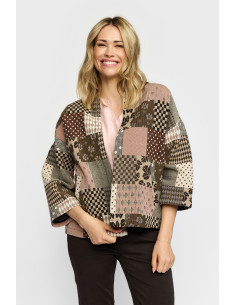 2 Biz Ditte patchwork jacket