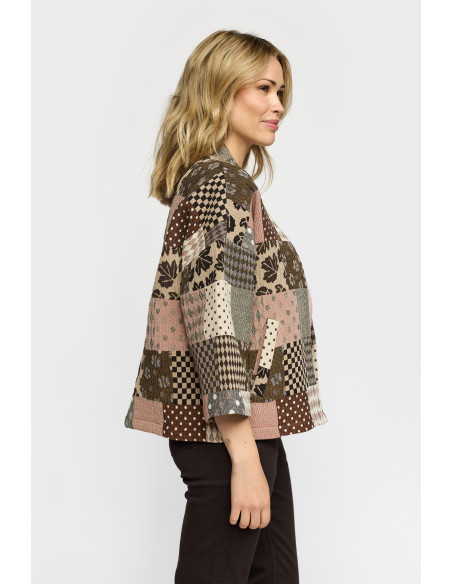 2 Biz Ditte patchwork jacket