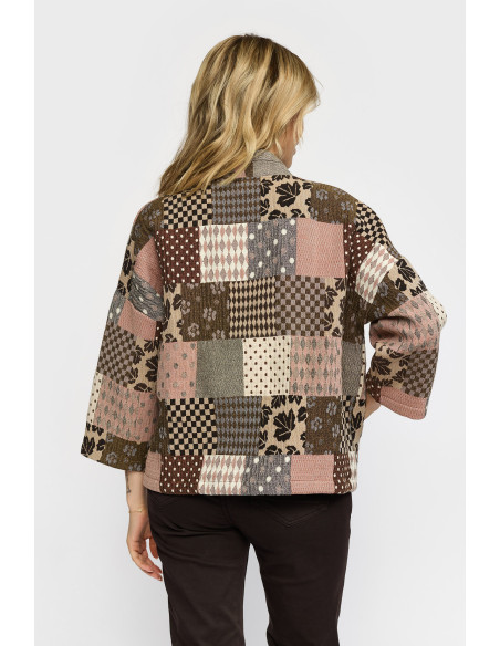 2 Biz Ditte patchwork jacket