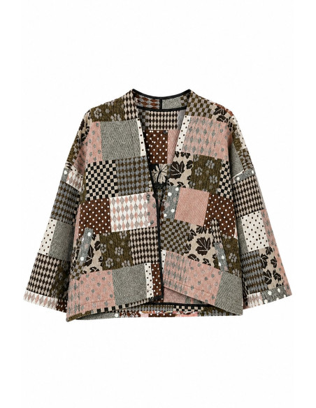 2 Biz Ditte patchwork jacket