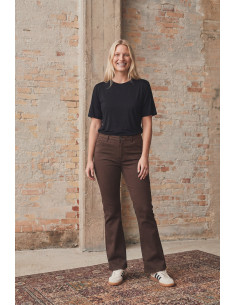 I Say 57805 Flare coated pant - i flera färger 2