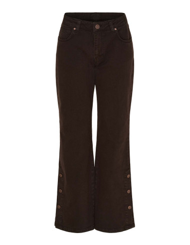I Say 57858 Como twill button - Dark brown