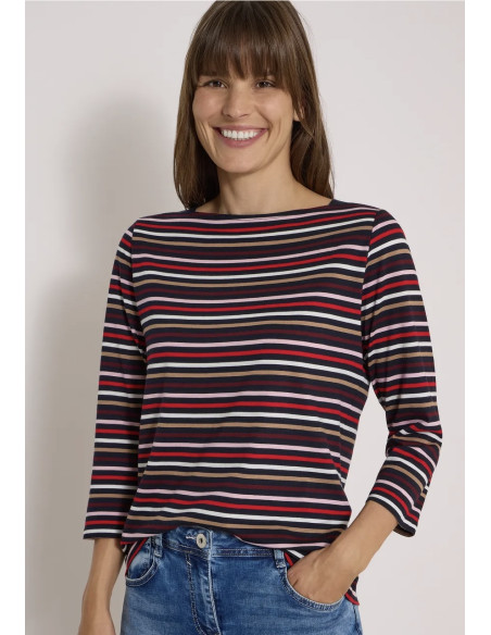 Cecil 325872 Striped boatneck