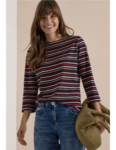 Cecil 325872 Striped boatneck