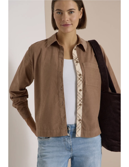 Cecil 346922 Corduroy blouse - i två färger