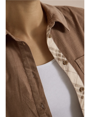 Cecil 346922 Corduroy blouse - i två färger