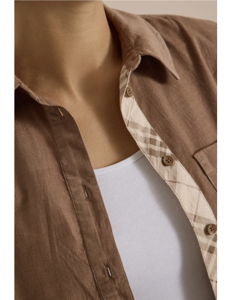 Cecil 346922 Corduroy blouse - i två färger